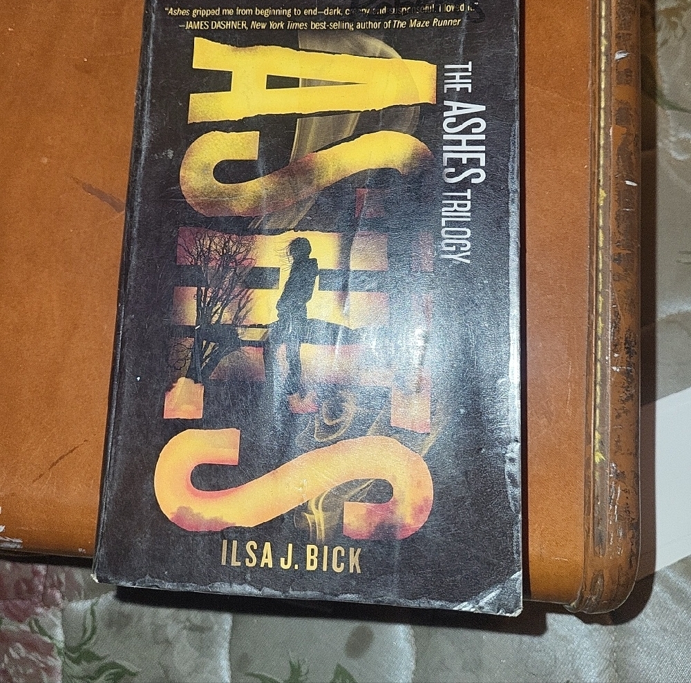The Ashes Trilogy by - Black and Yellow Cover